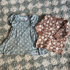 Brave little ones dress and sweater